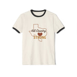 Hill Country Strong Ringer Tee [back #TexasStrong] | 2025 Texas Hill Country Flood Donation