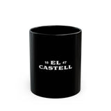 El Castell 1847 | Black Ceramic Mug