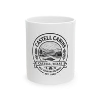 Castell Cabins HC Ceramic Mug, (11oz, 15oz)
