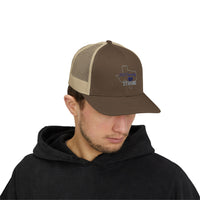 Hill Country Strong Snapback Trucker Cap [Blue] | 2025 Hill Country Flood Donation