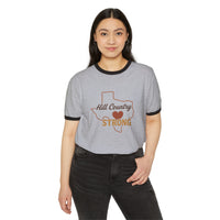 Hill Country Strong Ringer Tee [back #TexasStrong] | 2025 Texas Hill Country Flood Donation