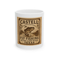 Vintage Fishing Mug - Fly Fishing on the Llano River