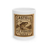 Vintage Fishing Mug - Fly Fishing on the Llano River