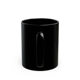 Castell Cabins on the Llano River | Black Ceramic Mug