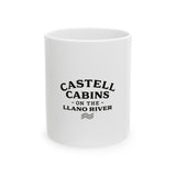 Castell Cabins Ceramic Mug