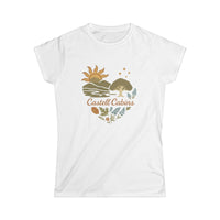 Women's Softstyle Tee - Castell Cabins