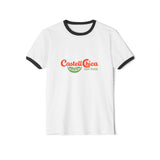 Castell Chica Ringer T-Shirt, Casual Summer Tee, Unique Graphic Shirt, Gift for Foodies, Birthday or Holiday Wear