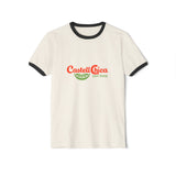Castell Chica Ringer T-Shirt, Casual Summer Tee, Unique Graphic Shirt, Gift for Foodies, Birthday or Holiday Wear