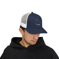 Hill Country Strong Snapback Trucker Cap [Blue] | 2025 Hill Country Flood Donation