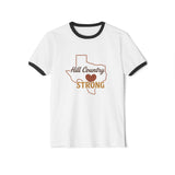 Hill Country Strong Ringer Tee [back #TexasStrong] | 2025 Texas Hill Country Flood Donation