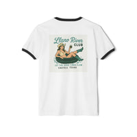 Vintage Llano River Club Unisex Cotton Ringer T-Shirt