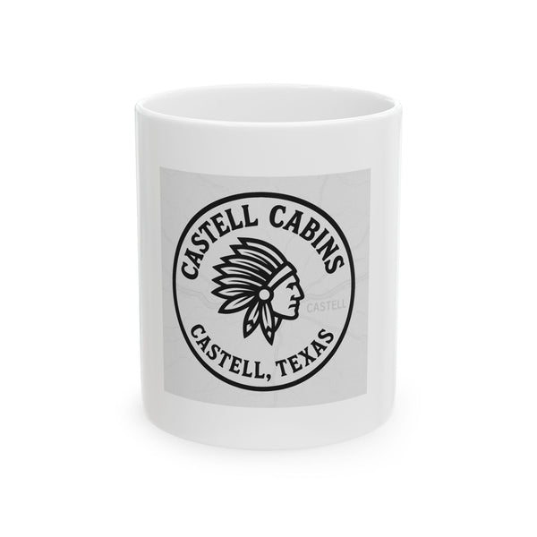 Rustic Charm Ceramic Mug - CASTELL CABINS