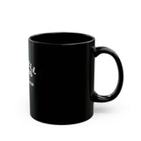 Castell Cabins on the Llano River | Black Ceramic Mug