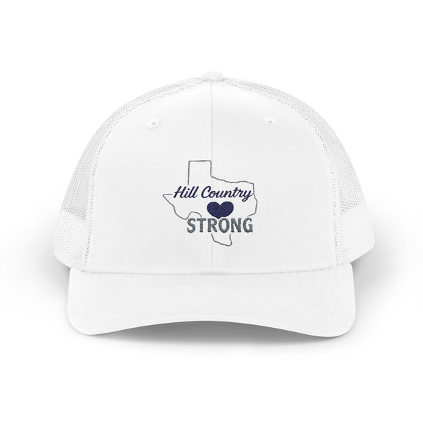 Hill Country Strong Snapback Trucker Cap [Blue] | 2025 Hill Country Flood Donation